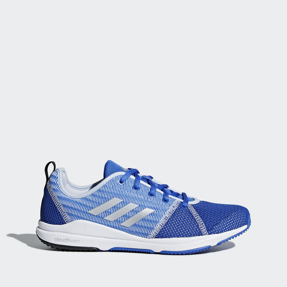 Adidas Arianna Cloudfoam - αθλητικα παπουτσια γυναικεια - Μπλε/Ασημι Μεταλλικός/Μπλε,Μέγεθος: EU 36